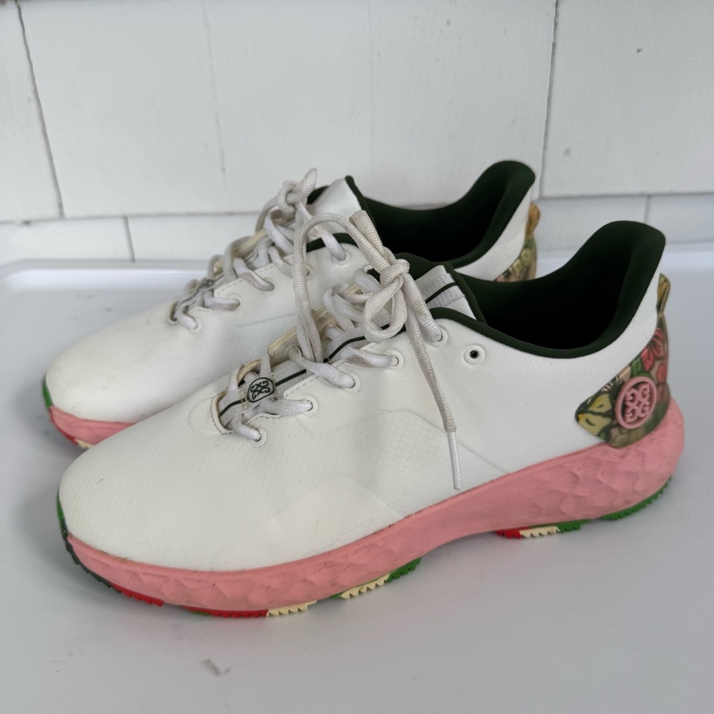 G/FORE x Barstool MG4+ Golf Shoes Sneakers White Pink size 10